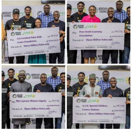 Worship for Change Donates N15 million to Charities to Support Children With Special Needs