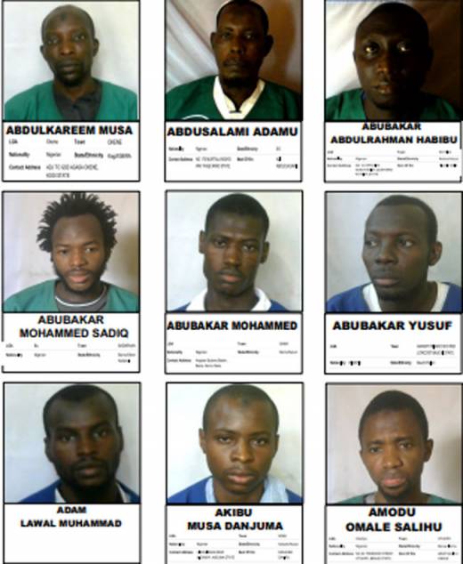 FG Releases Photos of Fleeing Boko Haram Suspects, Declared wanted