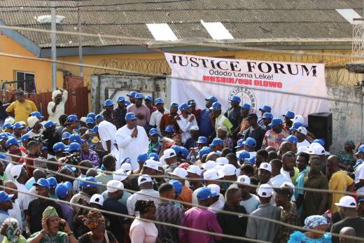 Over 10,000 Members In Attendance As Justice Forum Showcases Its Grassroots Strength In Mushin/Odiolowo