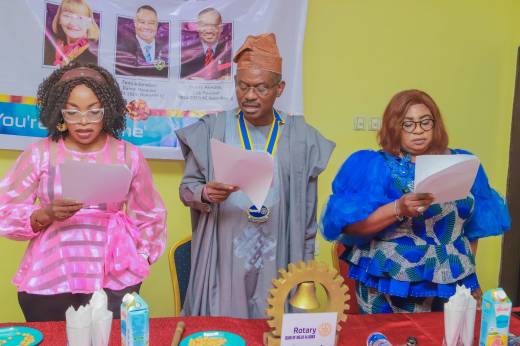 Rotary Club of Ikeja Alausa Begins New Rotary Year with Inspiring Initiatives