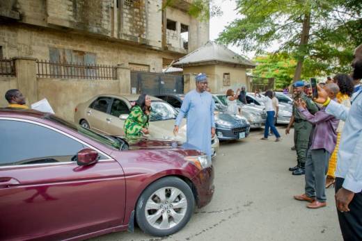 Ex-Presidential Candidate Tasks Local Councils On Provision Of Shuttle Buses, as He Gives Cars to staff, others