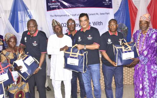 Dangote Cement Ibese Fetes Senior Citizens in Host Communities