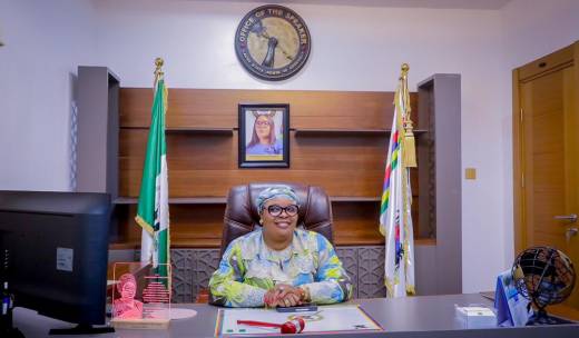 SPEAKER MERANDA SETTLES IN: Lagos Assembly&#039;s New Leader Holds Prayer Session After Official Move