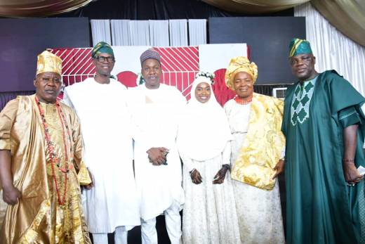 Lagos political circuit, Olisa of Ijebu-ode, Tayo Ayinde, Ansar Ud Deen, topshot, Honour Ikeja APC Chairman at Son&#039;s Wedding