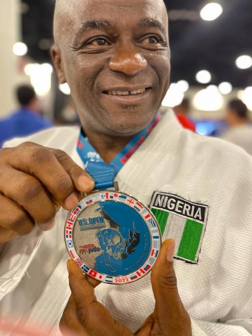 Tunji Disu Wins Judo Fighter Silver Medal In US Open