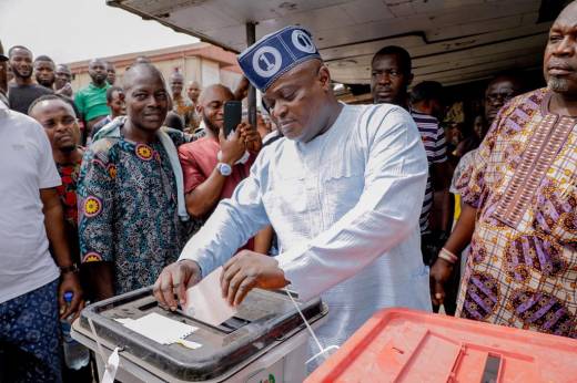 Presidential Election: Speaker Obasa Votes, Expresses Hope In APC&#039;s Victory