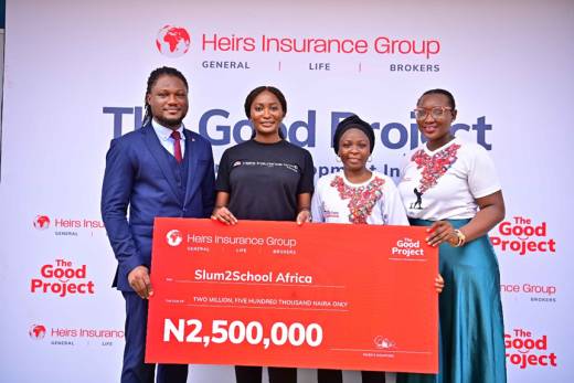 The Good Project: Heirs Group To Insure 500 School Children, Communities