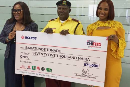 Access Bank, Unifeed Project Initiative (UPI) Honour LASTMA official