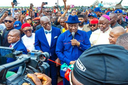 Aviation Minister Inaugurates Enugu Air&#039;s Maiden Flight, Commends Gov. Mbah&#039;s Visionary Investment